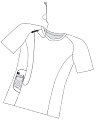 black and white iPod T-shirt